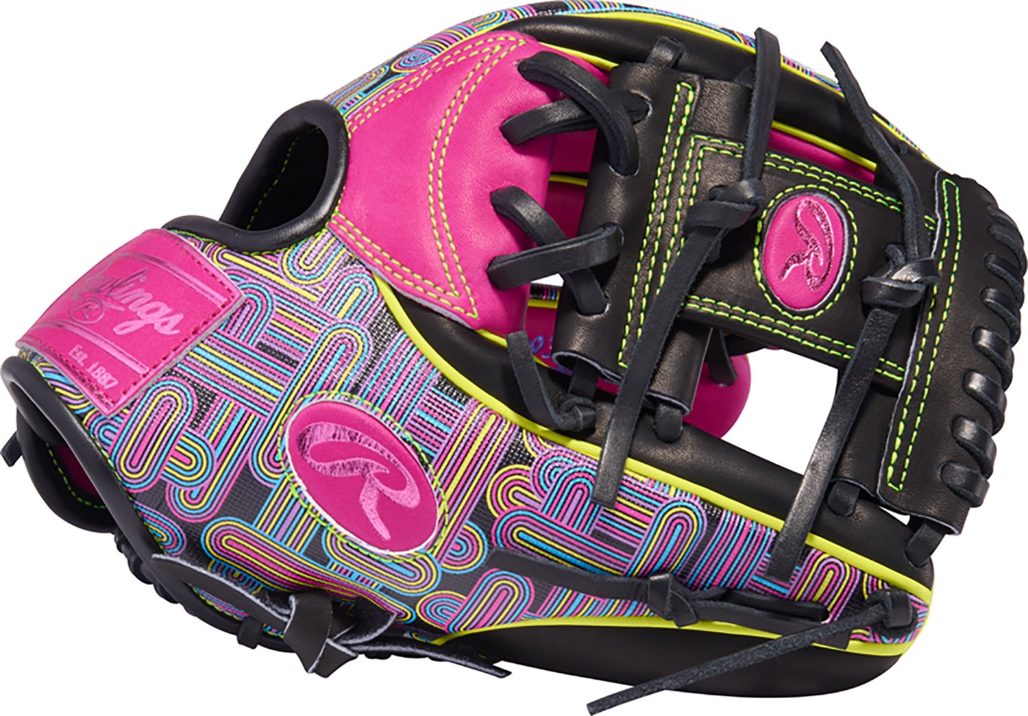 Rawlings 11.5 in Adult Heart of the Hide Color Sync Baseball Fielding Glove - view number 4