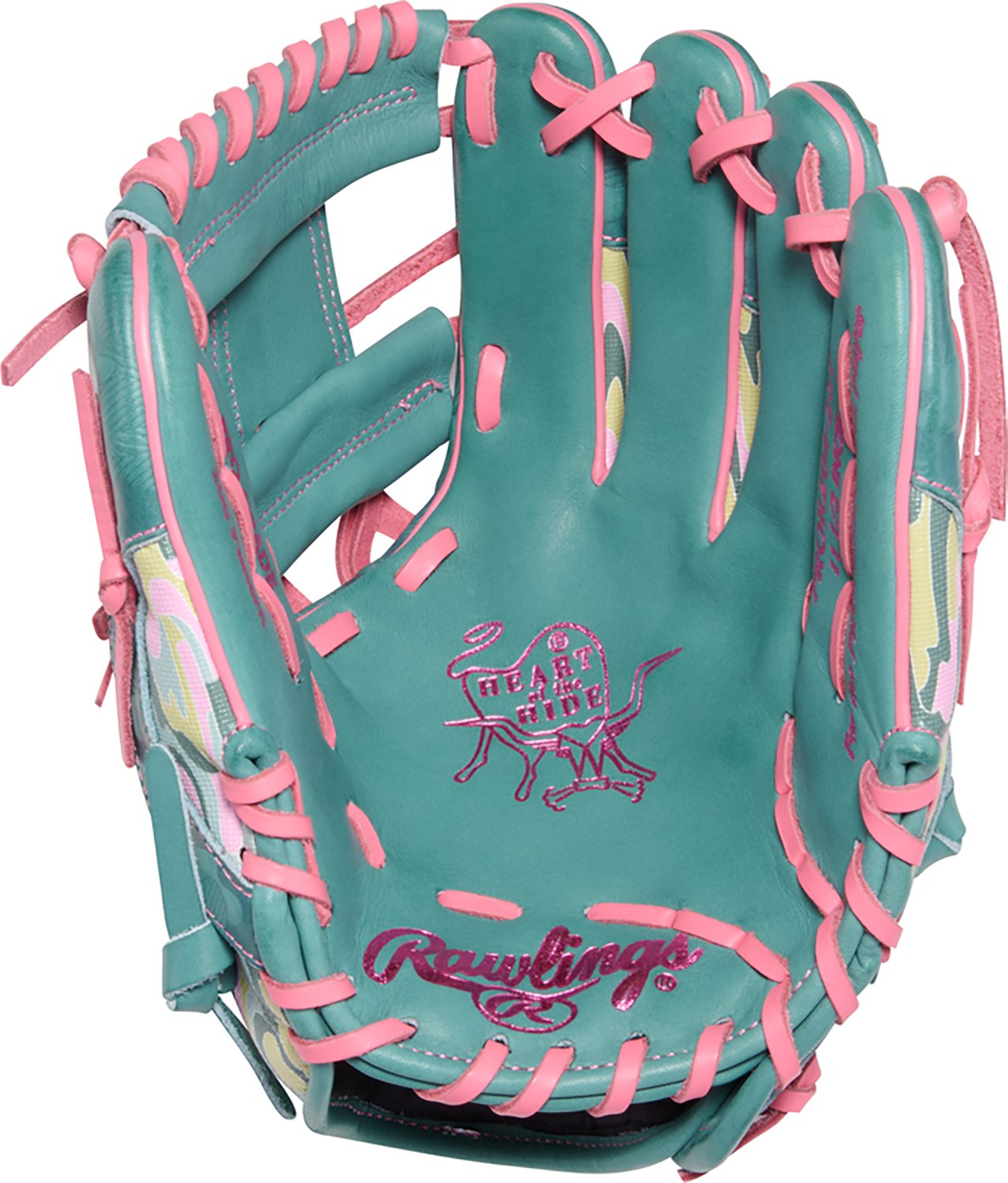 Rawlings 11.5 in Adult Heart of the Hide Color Sync Baseball Fielding Glove - view number 2