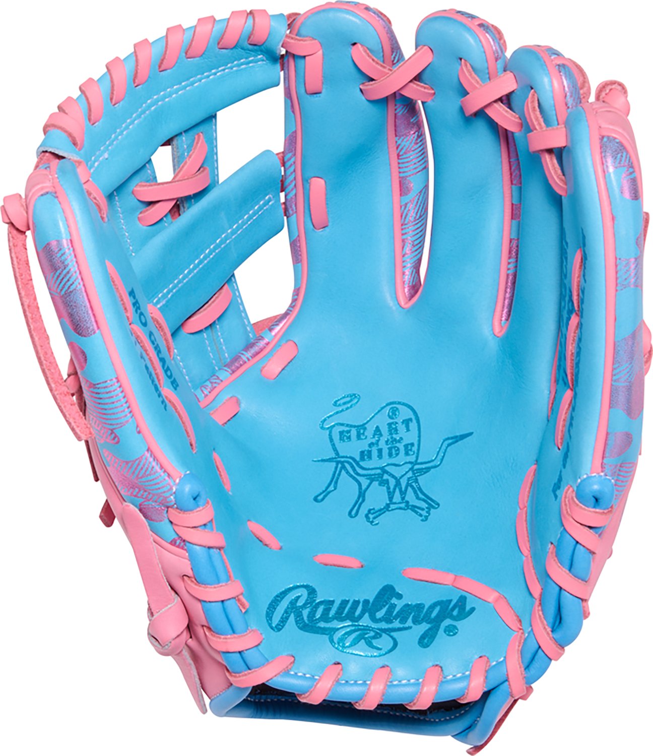 Rawlings 11.5 in Adult Heart of the Hide Color Sync Baseball Fielding Glove - view number 2