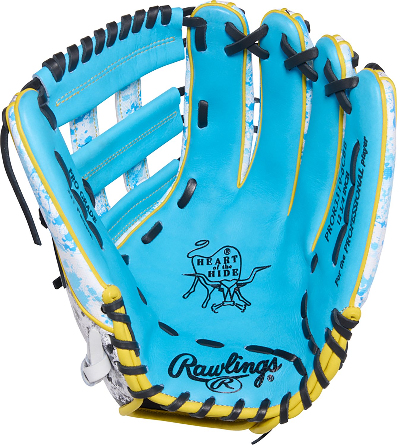 Rawlings 11.5 in Adult Heart of the Hide Color Sync Baseball Fielding Glove - view number 2