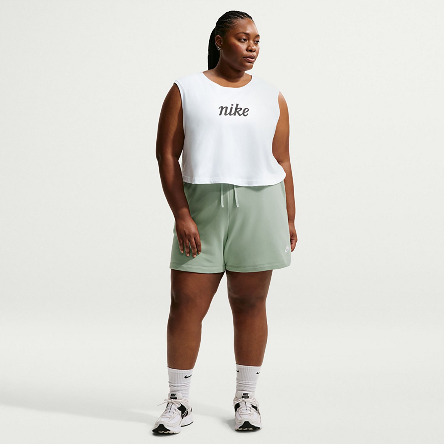 Nike Women's Club Fleece Plus Size Shorts
