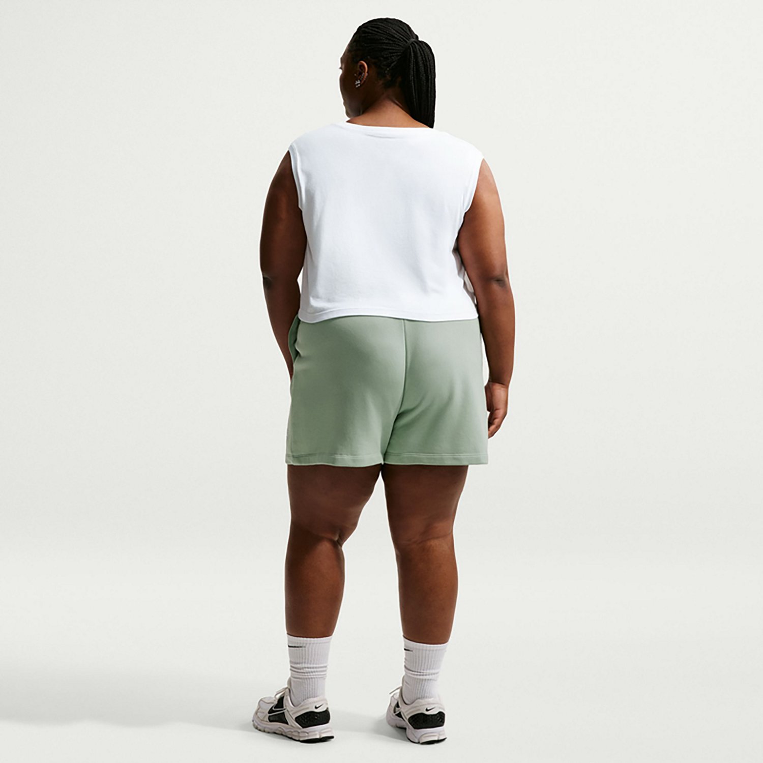 Nike Women's Club Fleece Plus Size Shorts - view number 2
