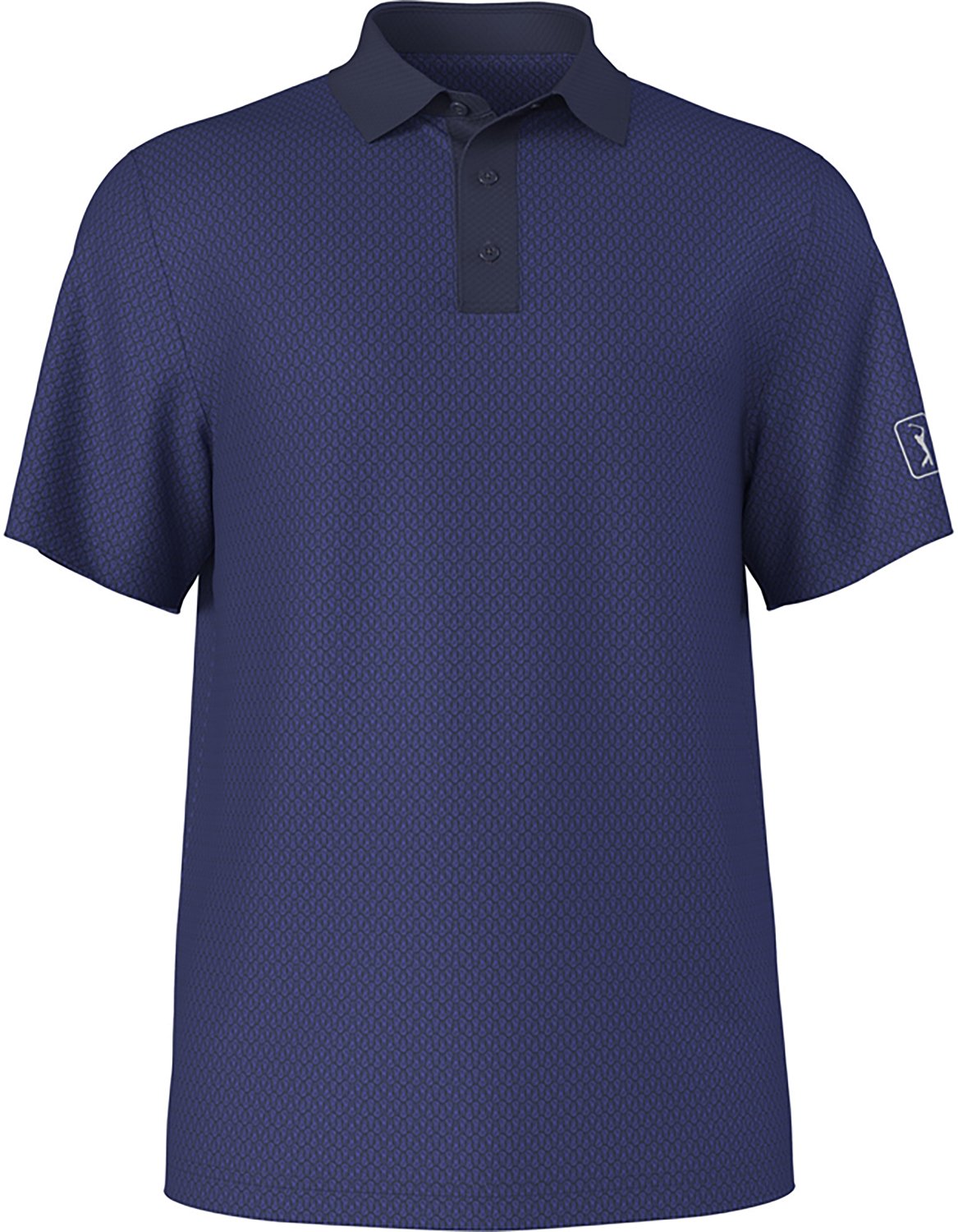 PGA Tour Men's Short Sleeve Novelty Geo Color Block Polo - view number 5