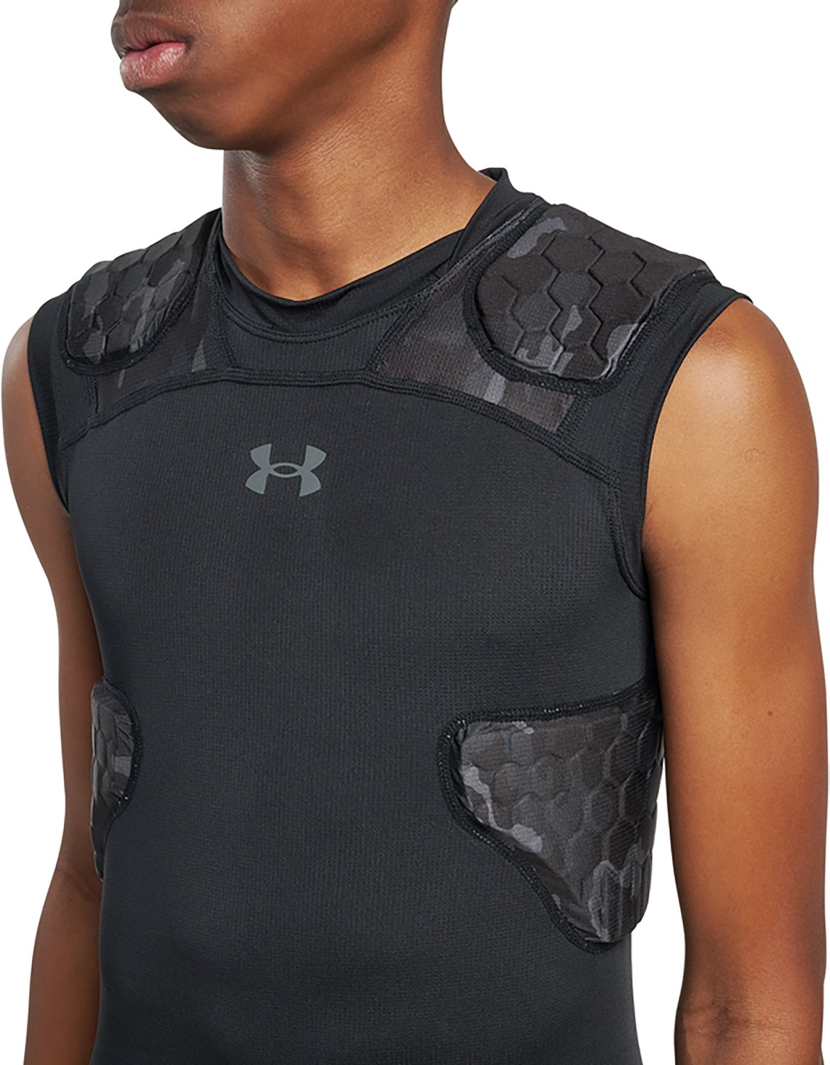 Under Armour Kids' Gameday Armour Pro 5-Pad Nov Camo Top - view number 4