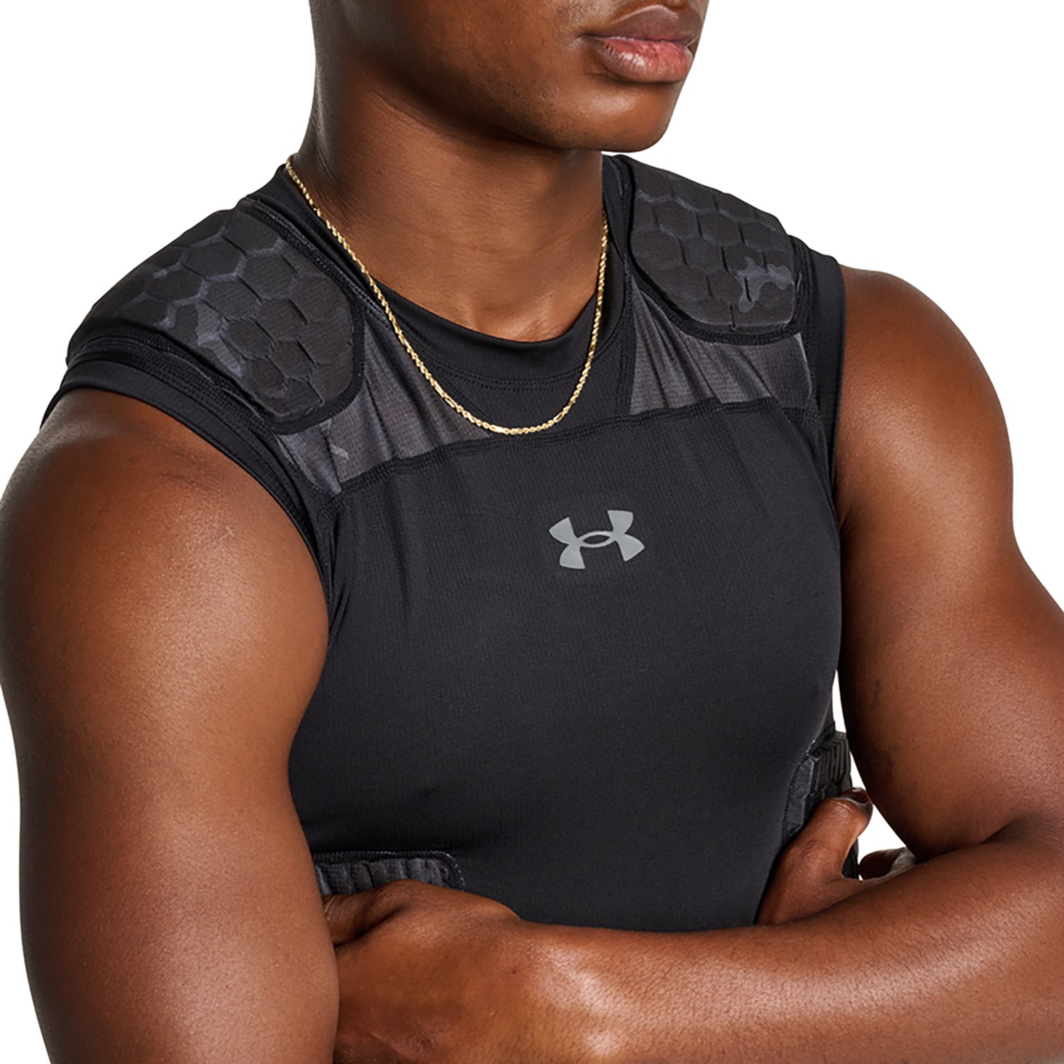 Under Armour Adults' Gameday Pro 5-Pad Nov Camo Top