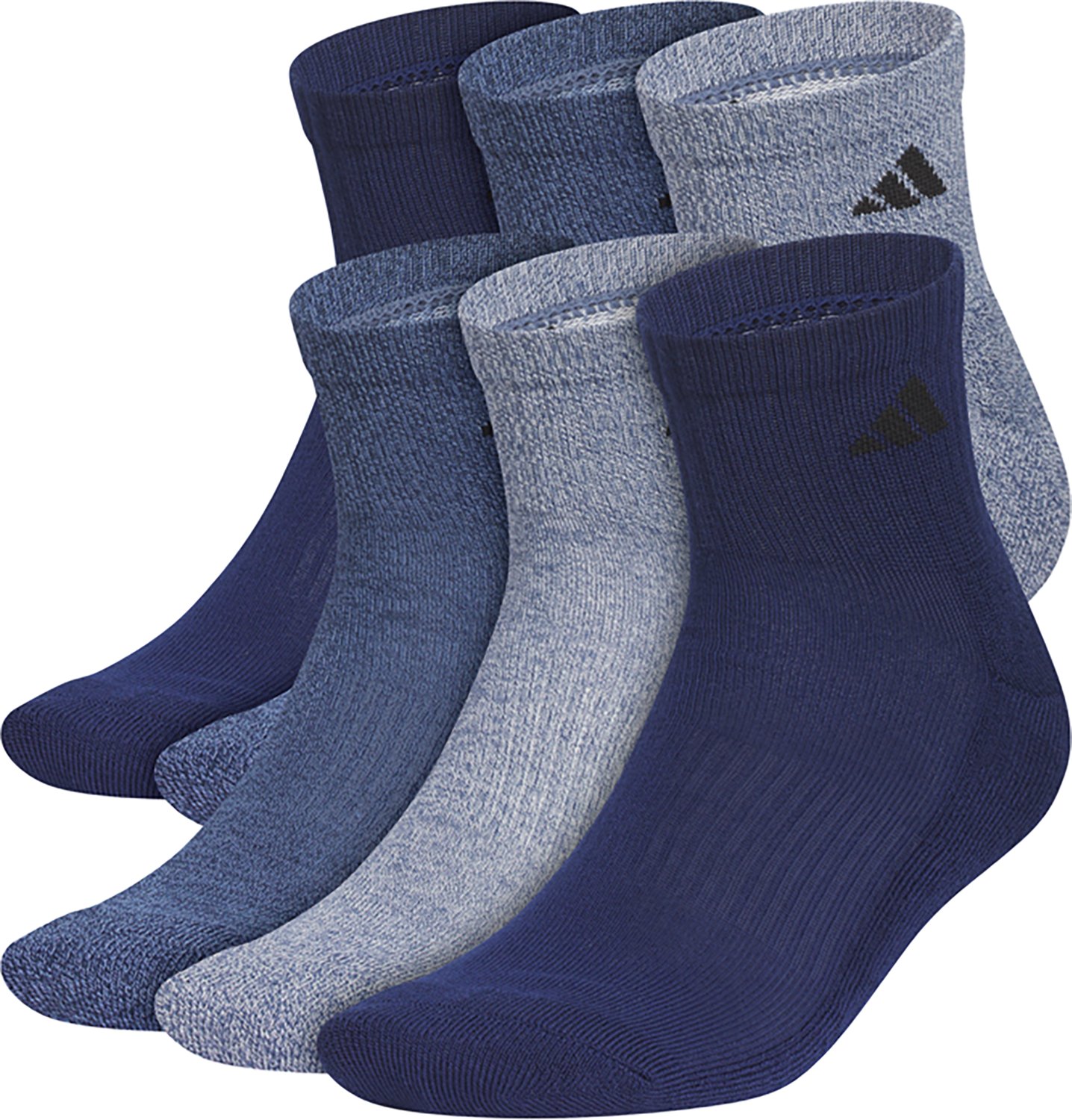 adidas Athletic Cushioned Quarter Socks 6-Pack
