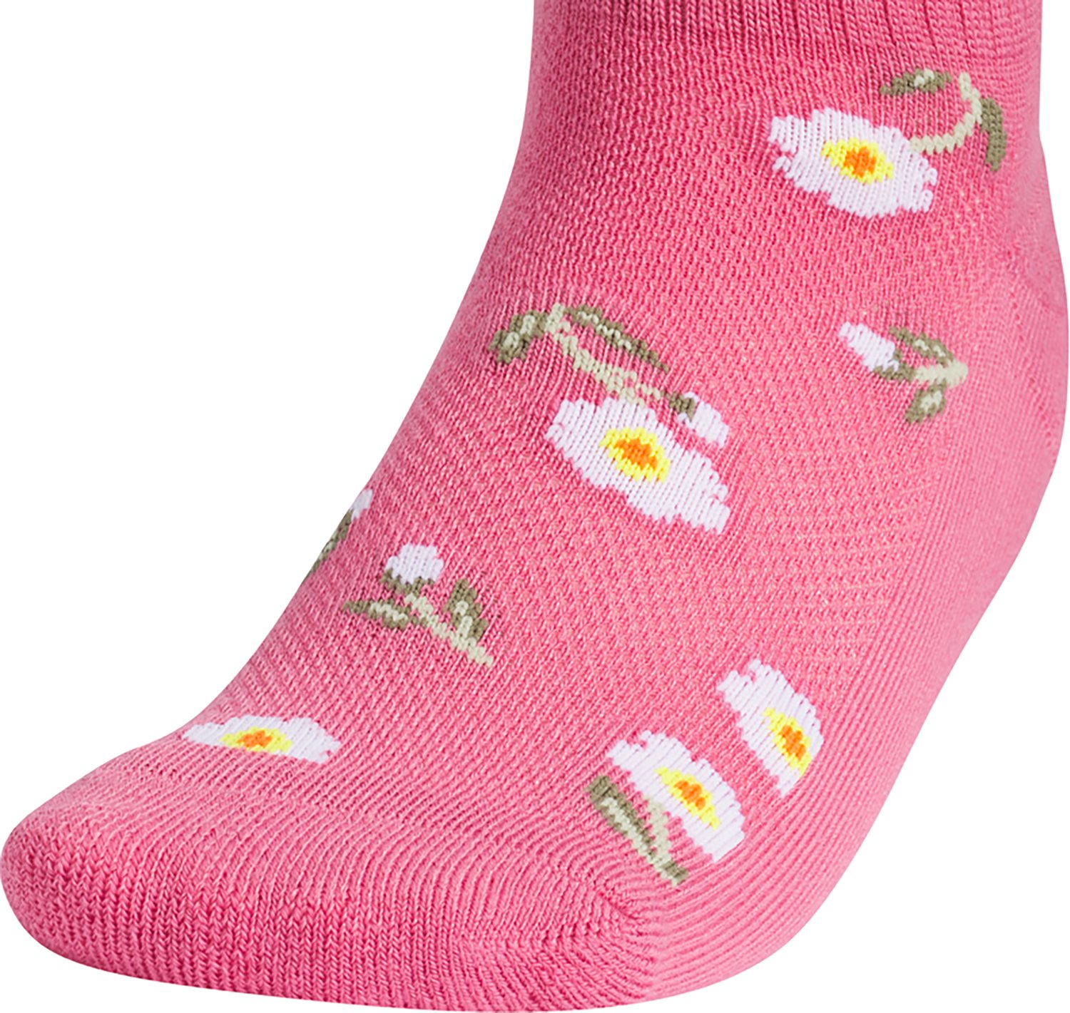 adidas Girls' Cushioned Graphic 2.0 Quarter Socks 6-Pack - view number 2