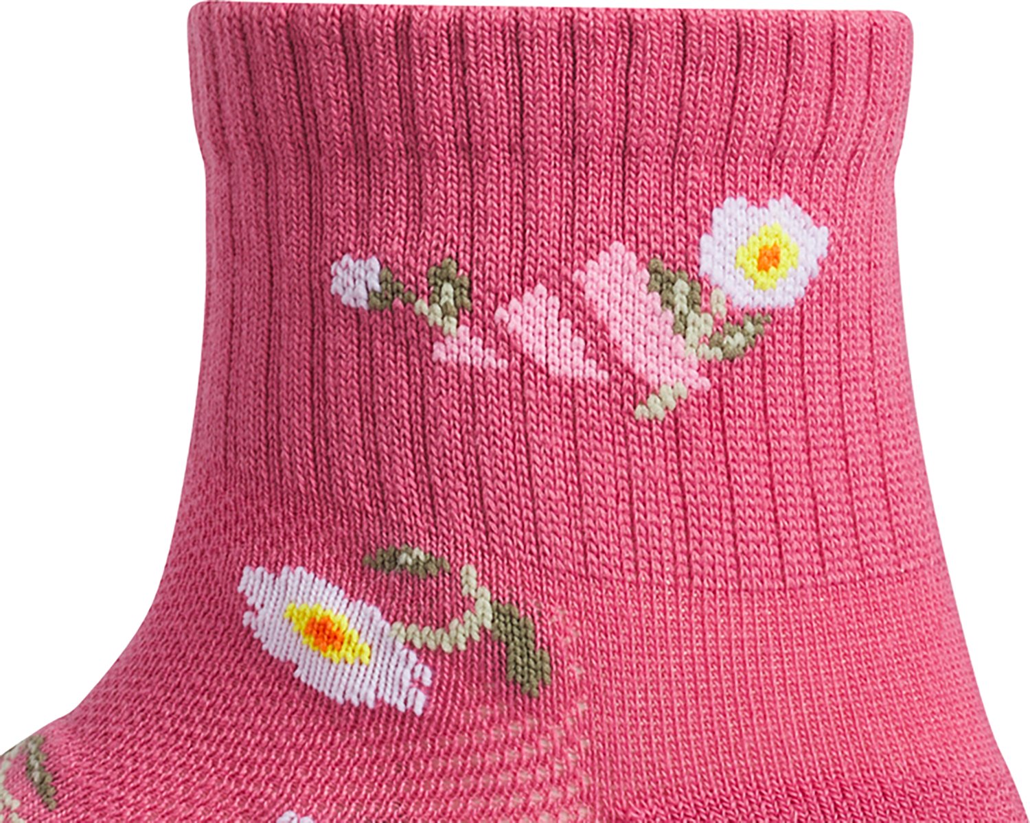 adidas Girls' Cushioned Graphic 2.0 Quarter Socks 6-Pack - view number 4