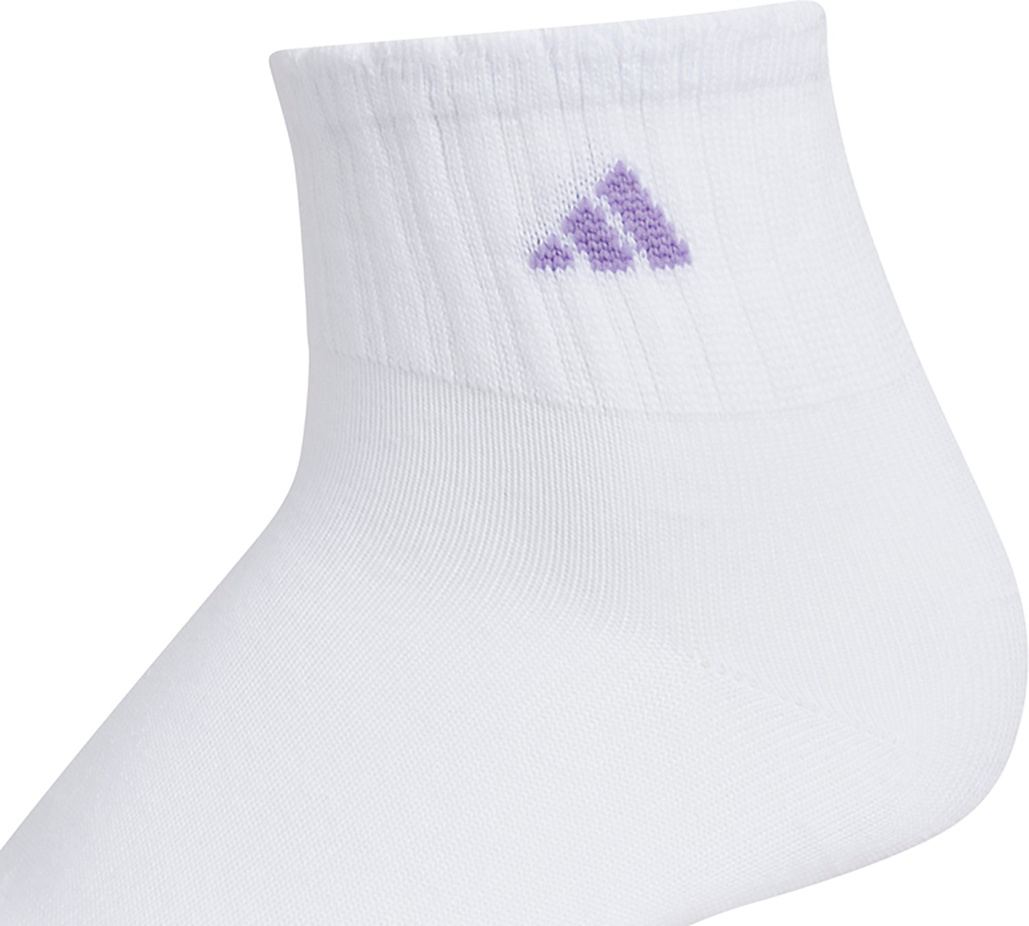 adidas Girls' Sport Fashion Quarter Socks 6-Pack - view number 4
