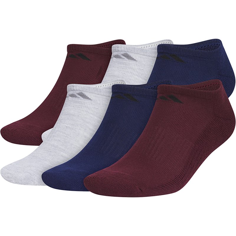 adidas Men's Athletic No-Show Socks 6 Pack