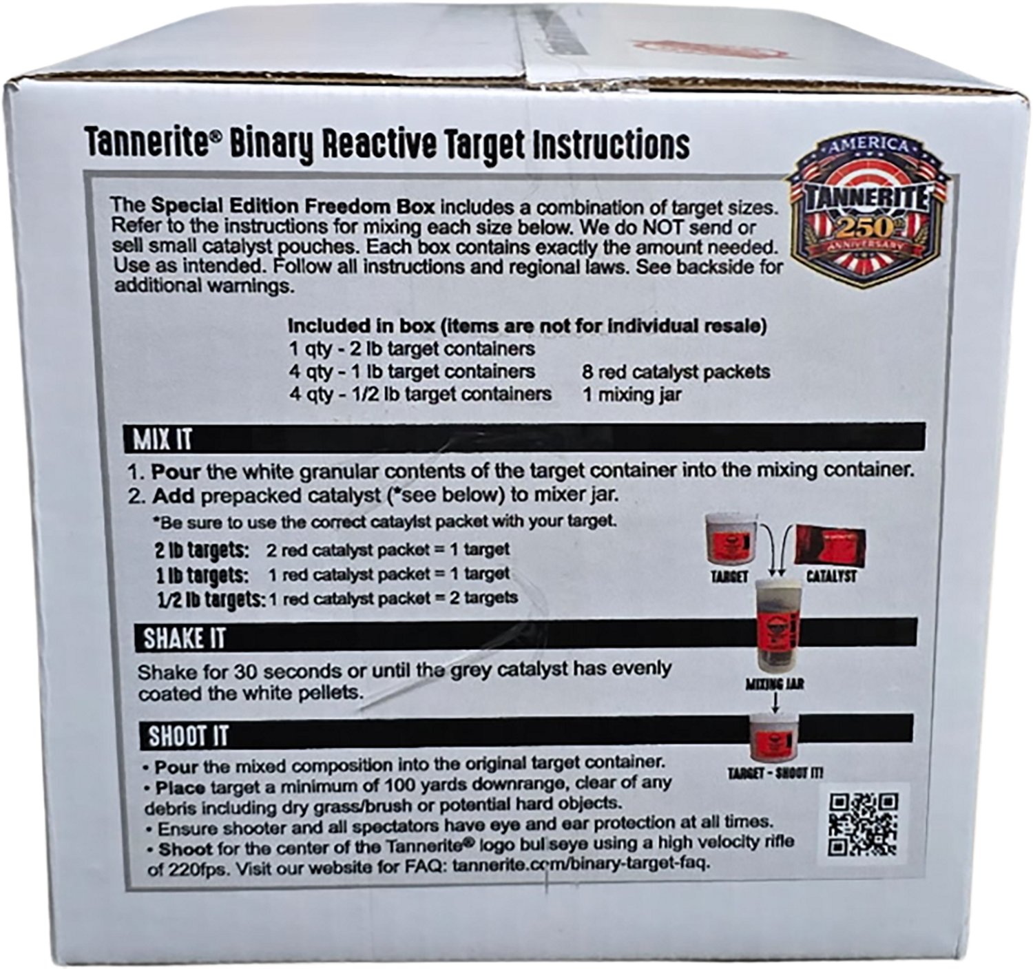 Tannerite USA 250th Anniversary Binary Reactive Rifle Target Freedom Box - view number 3