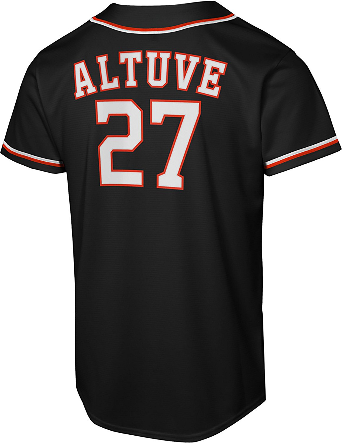 Nike Youth Houston Astros Jose Altuve 2026 Black Out Fashion Replica Jersey
