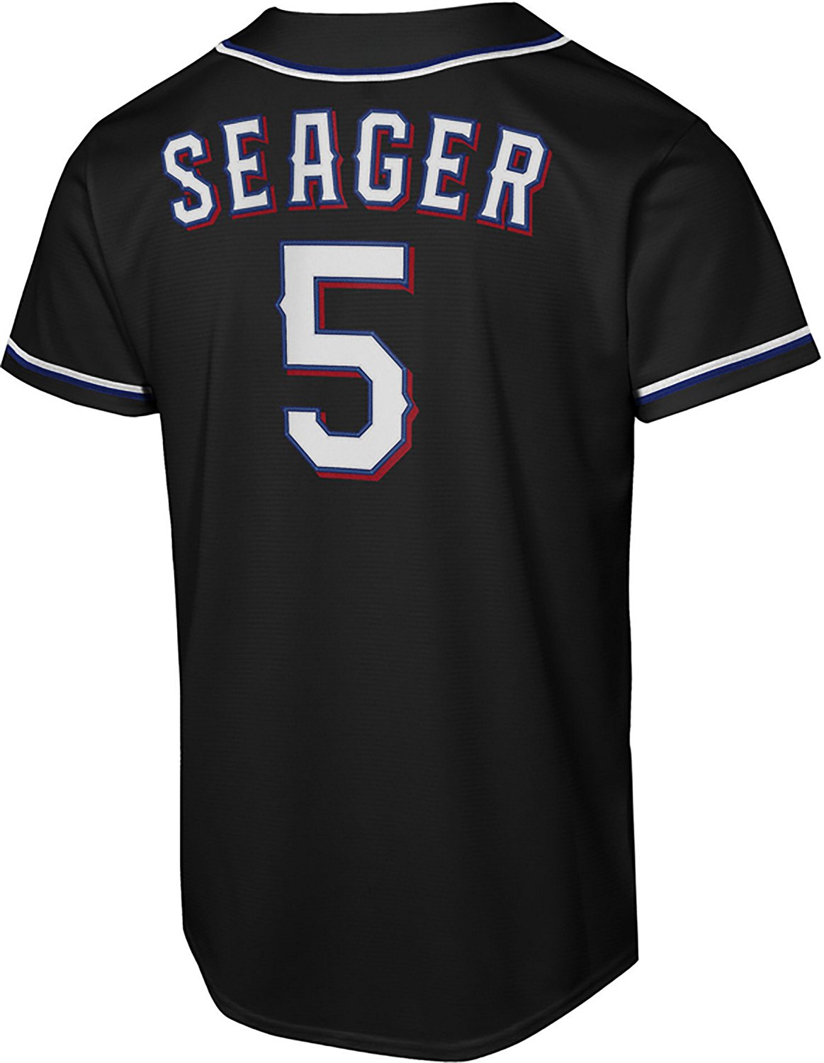 Nike Youth Texas Rangers Corey Seager Black Out Fashion Jersey - view number 3