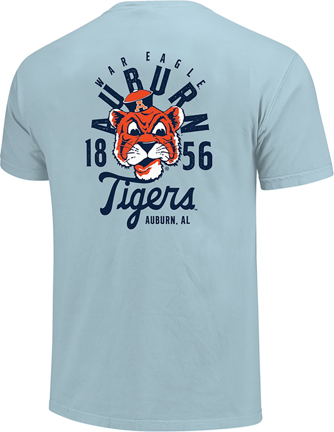 Image One Men's Auburn University Vintage Mascot Overlay Comfort Colors T-shirt - view number 3