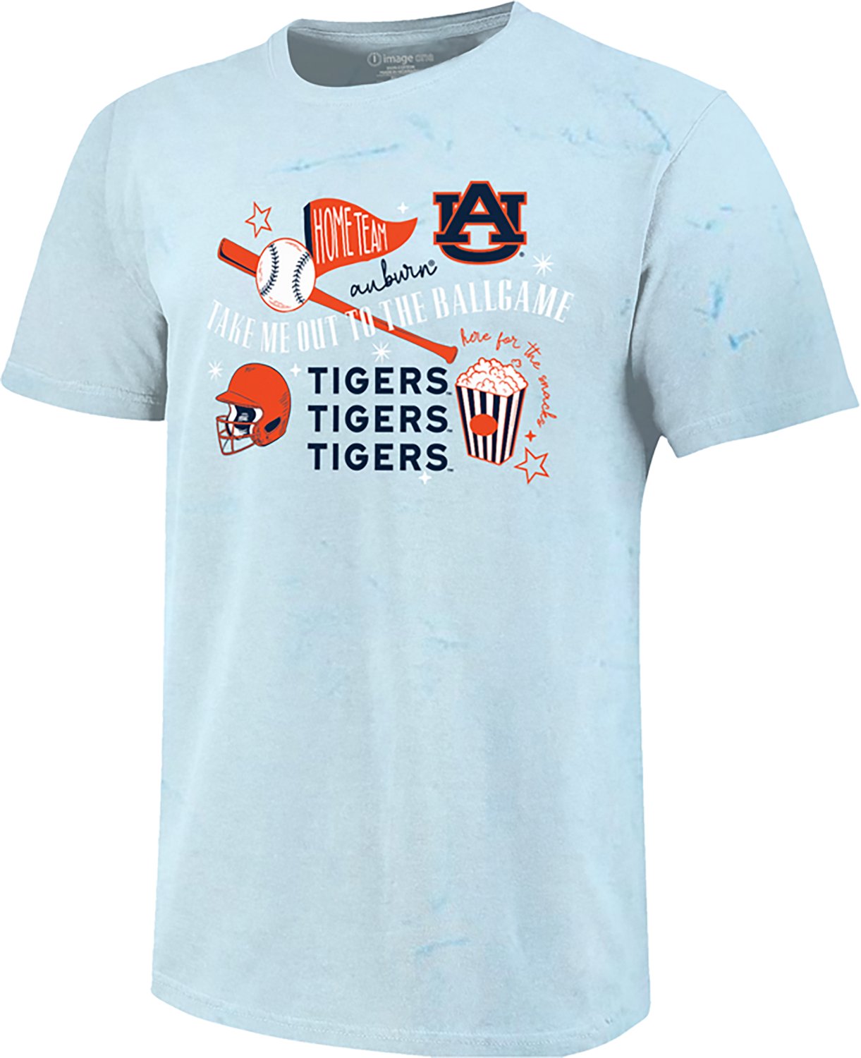 Image One Women's Auburn University Take Me Out to the Ballgame Color Blast T-shirt - view number 2