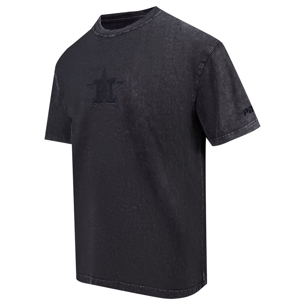 Pro Standard Men's Houston Astros Washed Classic Enzyme Wash CJ Drop Shoulder T-shirt - view number 3