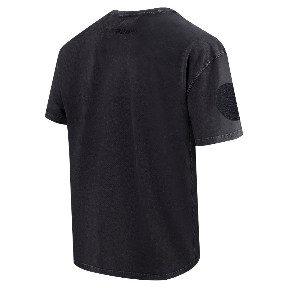Pro Standard Men's Houston Astros Washed Classic Enzyme Wash CJ Drop Shoulder T-shirt - view number 4