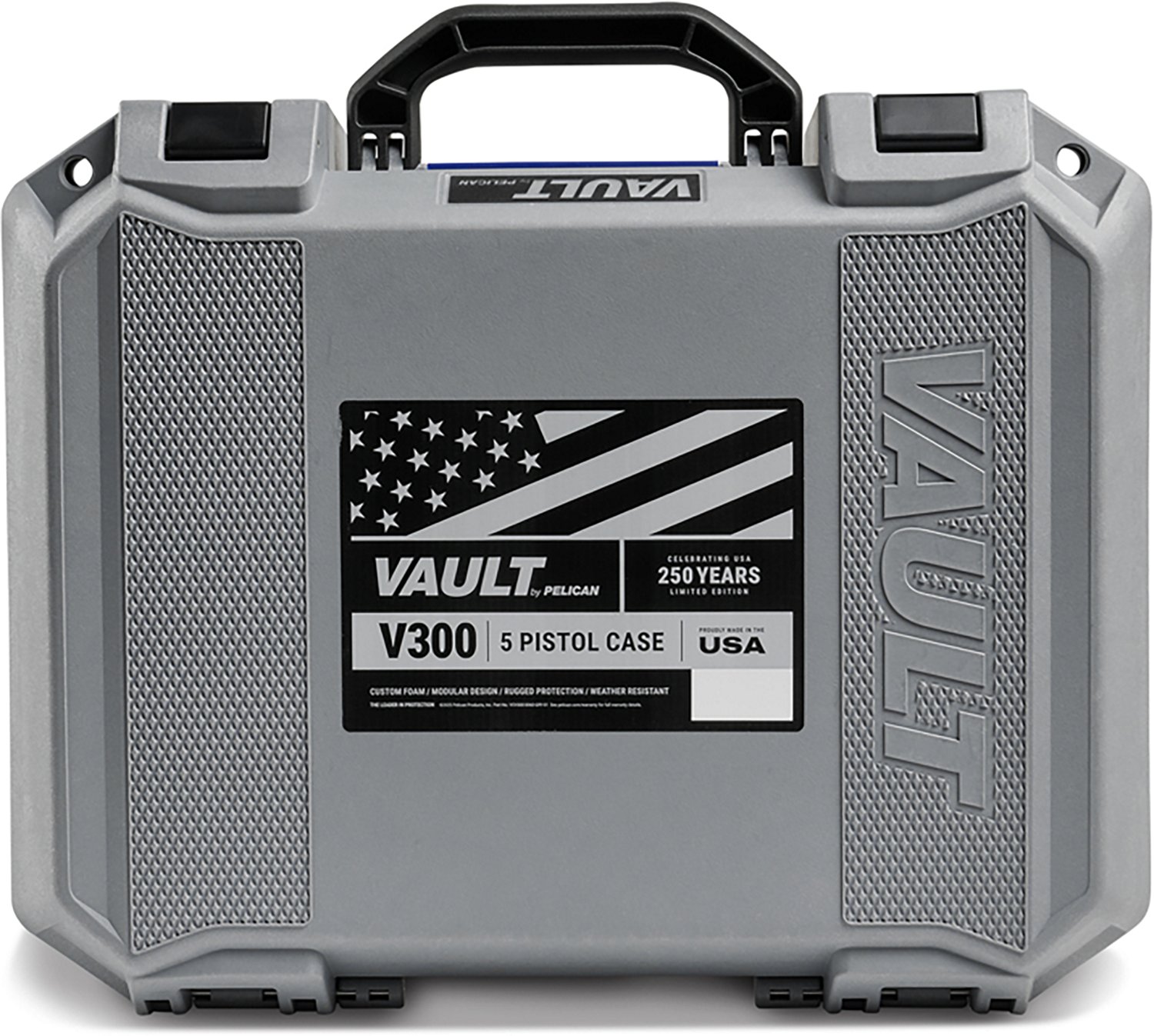 Pelican Vault V300PF5 Custom Foam Universal 5-Pistol Case - view number 3