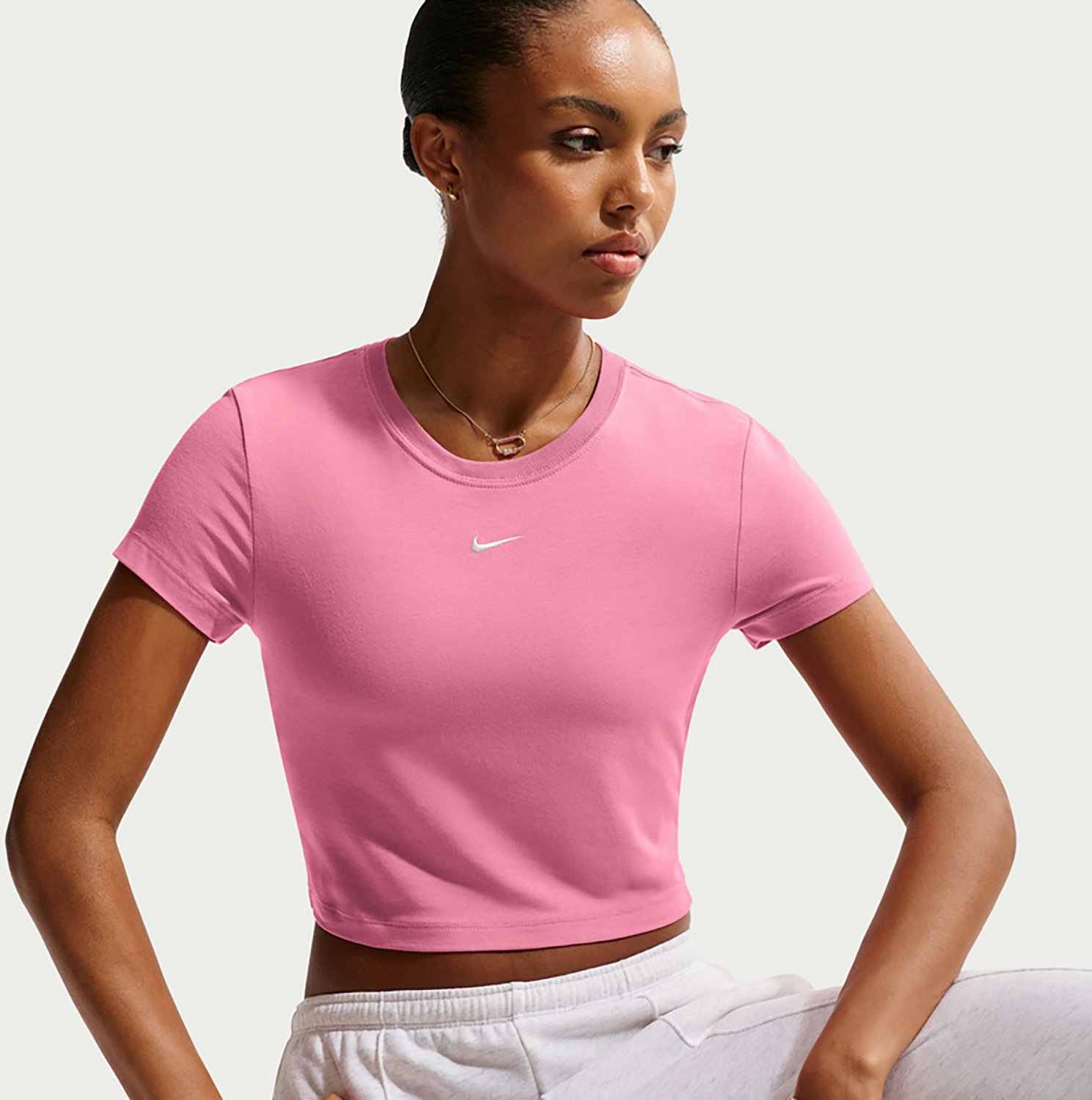 Nike Women's Sportswear Chill Knit Cropped T-shirt - view number 3