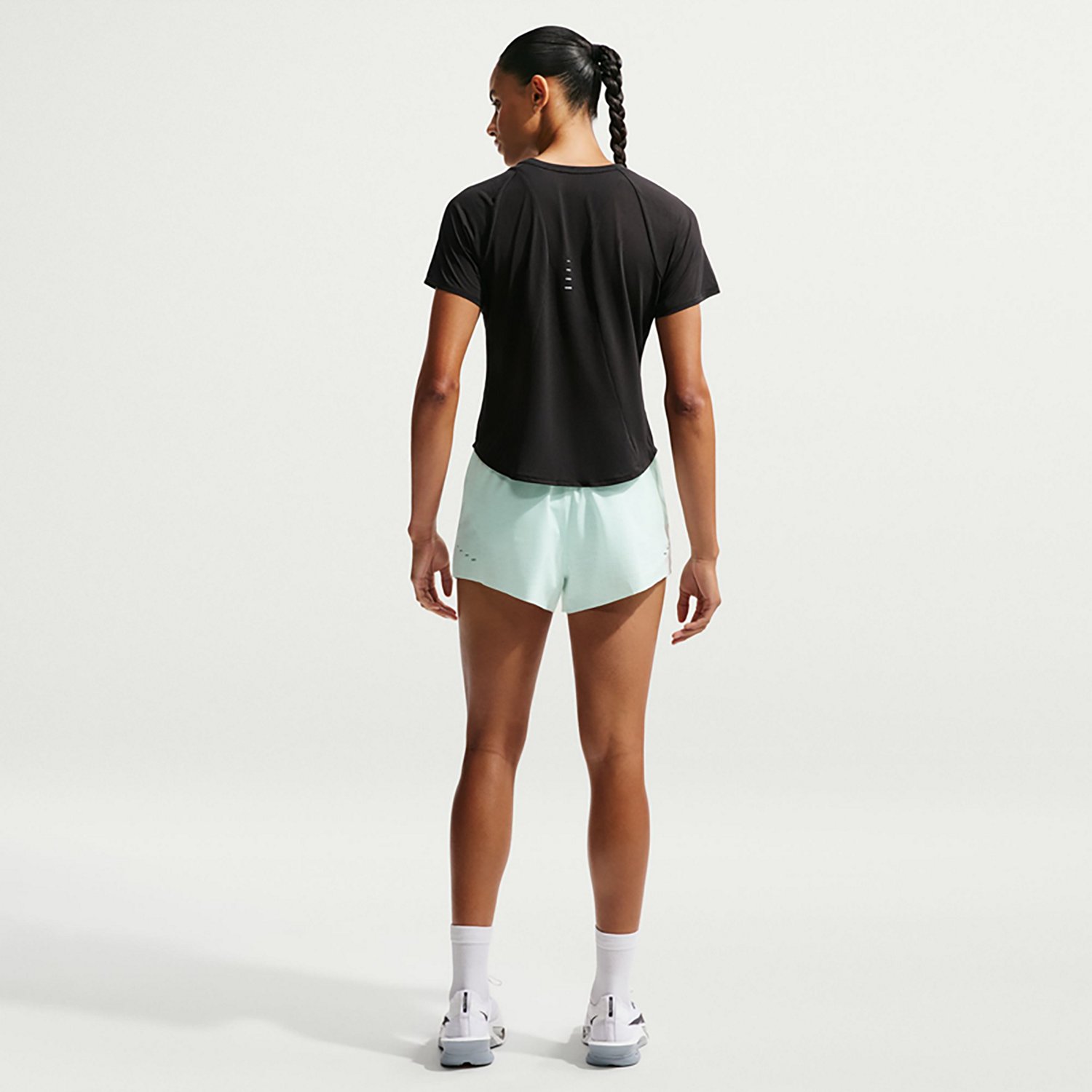 Nike Women's Swift Breathe Dri-FIT Mid-Rise Brief-Lined Running Shorts 2.5 in - view number 5