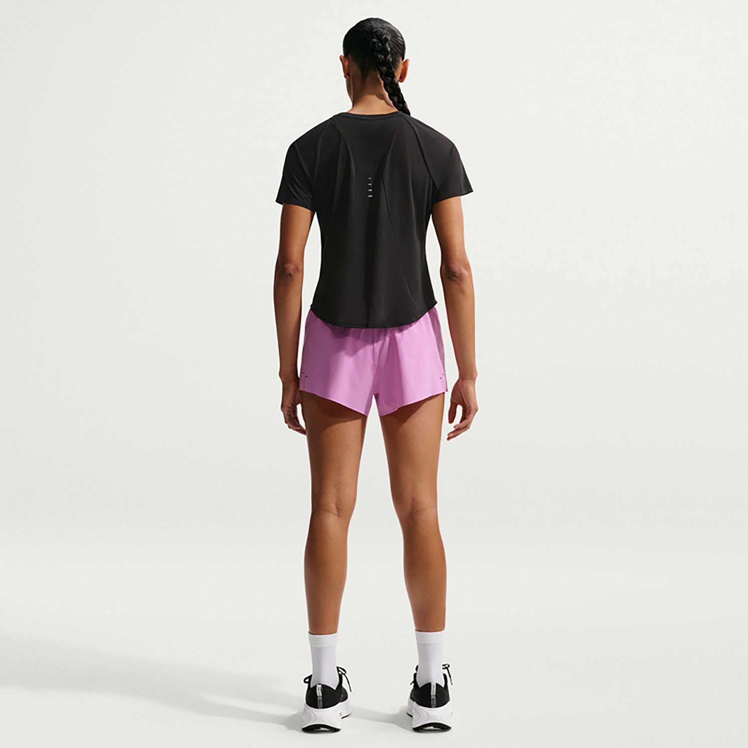 Nike Women's Swift Breathe Dri-FIT Mid-Rise Brief-Lined Running Shorts 2.5 in - view number 5