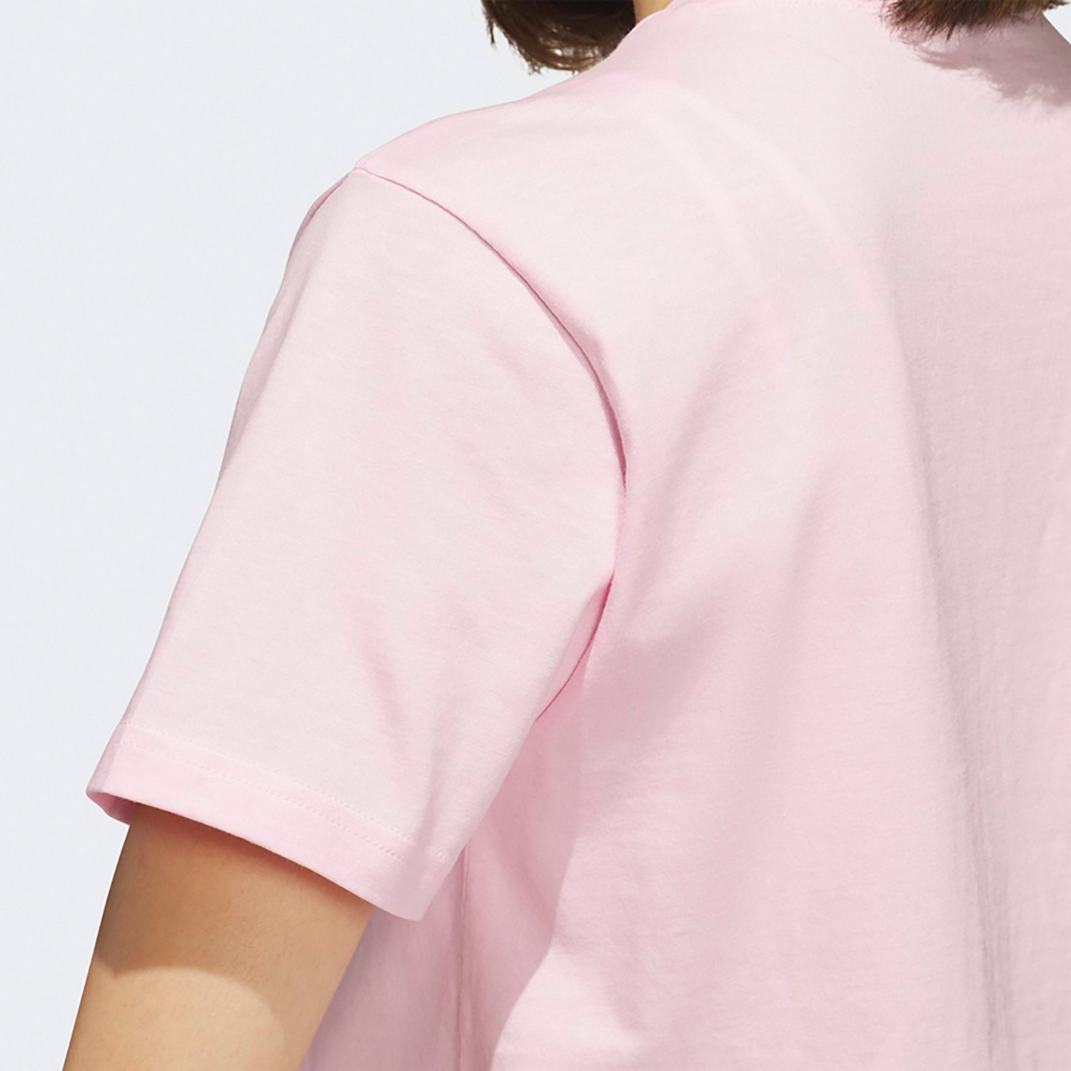 adidas Women's Western Florals Big Logo Graphic T-shirt - view number 4