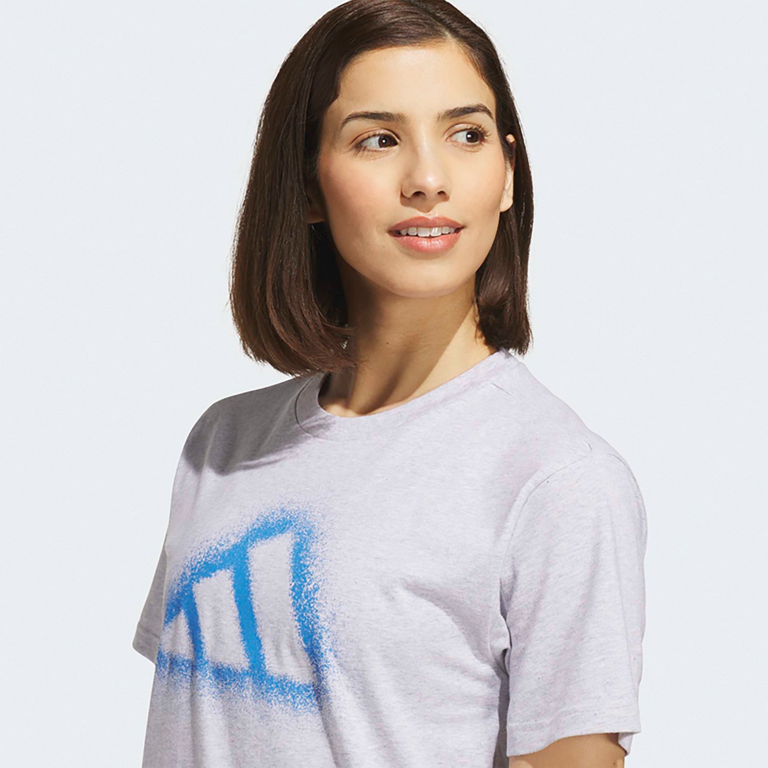 adidas Women's Spray Logo Graphic T-shirt - view number 3