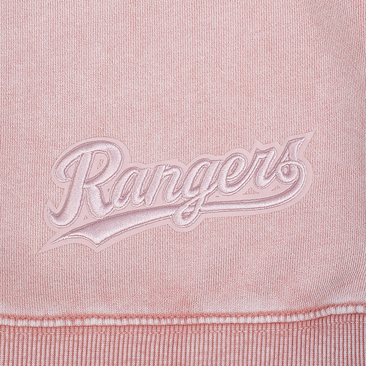Pro Standard Women's Texas Rangers Washed Classic Enzyme Wash Long Sleeve Hoodie - view number 4