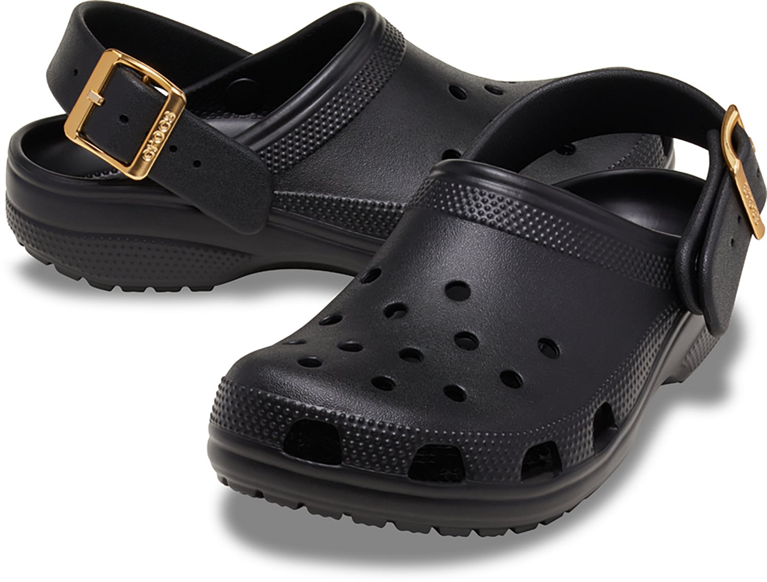 Crocs Adults’ Classic Metallic Buckle Clogs - view number 6