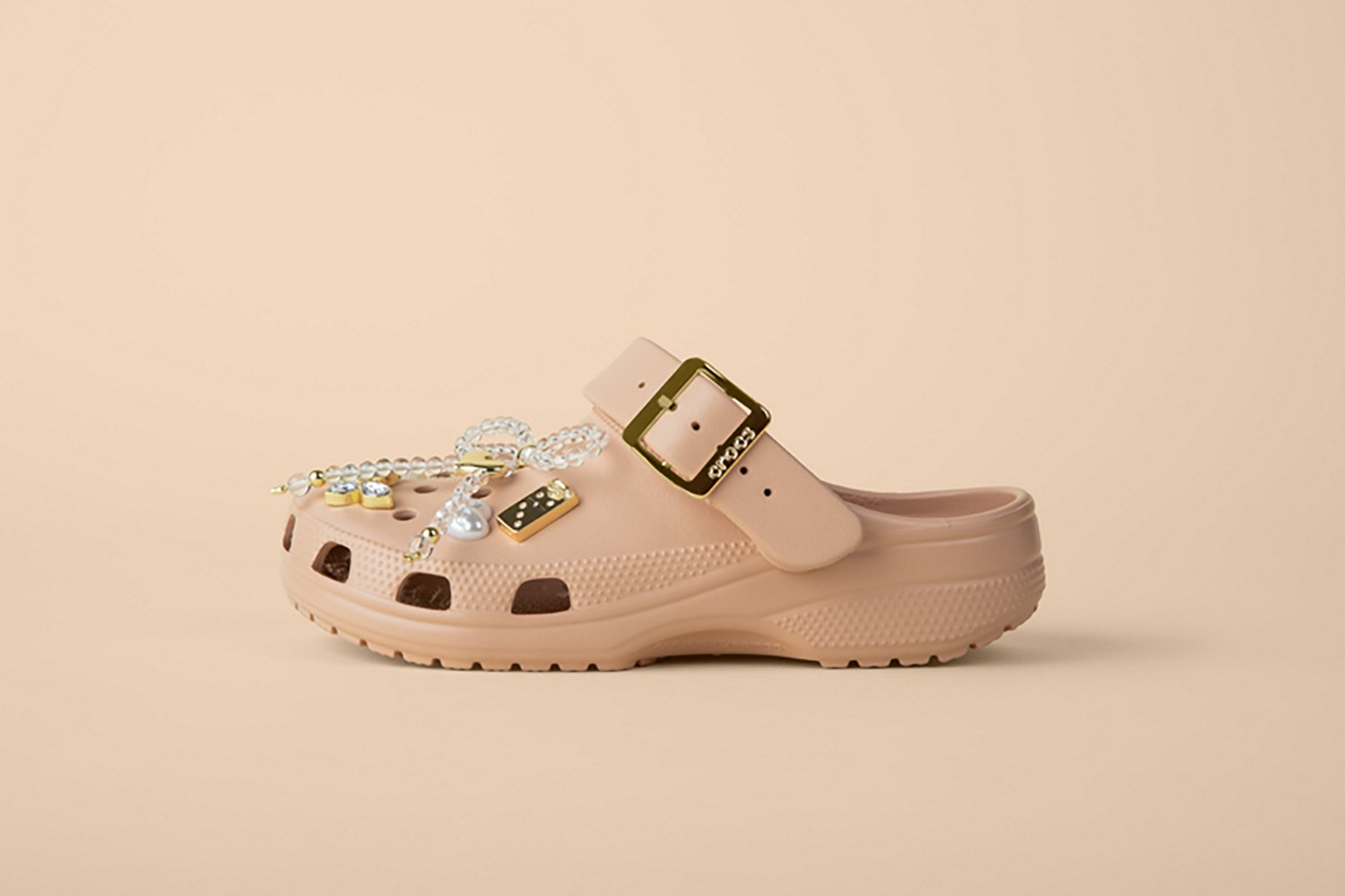 Crocs Adults’ Classic Metallic Buckle Clogs