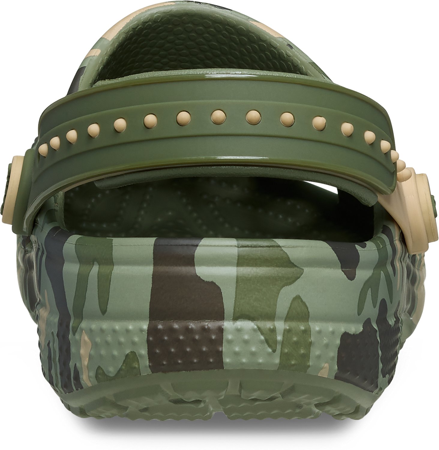 Crocs Kids' Classic Snapback Strap Camo Clogs - view number 4