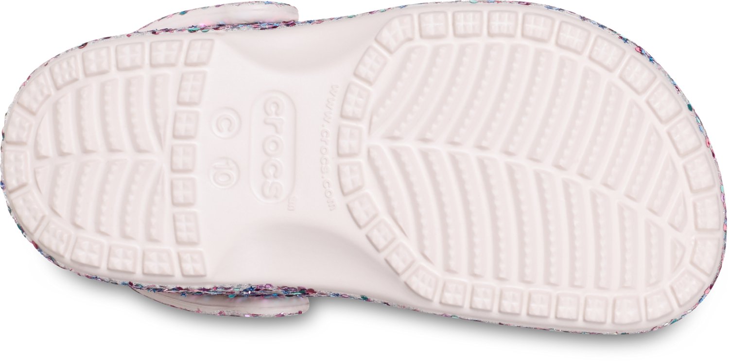 Crocs Toddler Girls' Classic Dazzle Glitter Clogs - view number 5