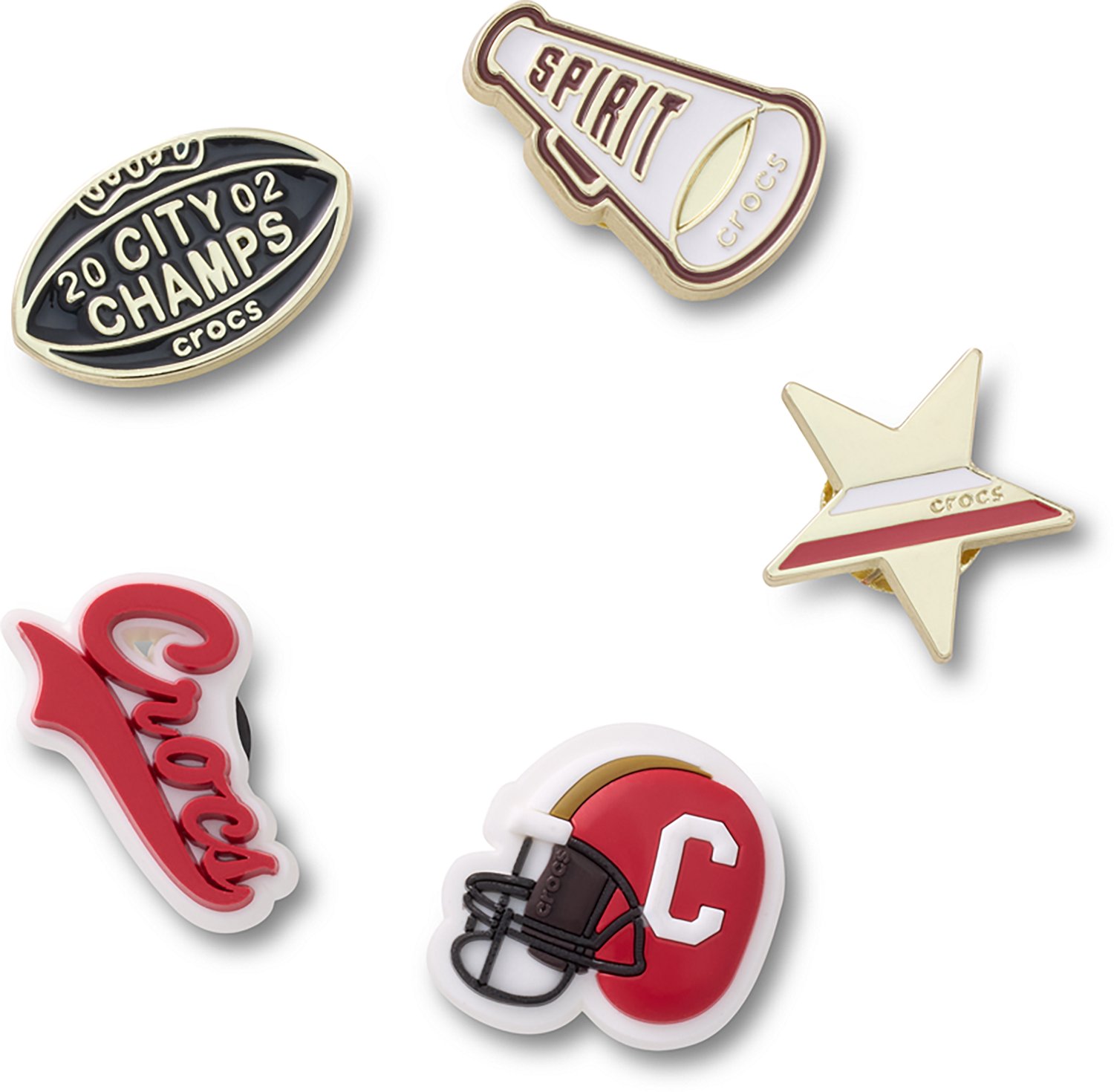 Crocs City Champs Jibbitz Charms 5-Pack