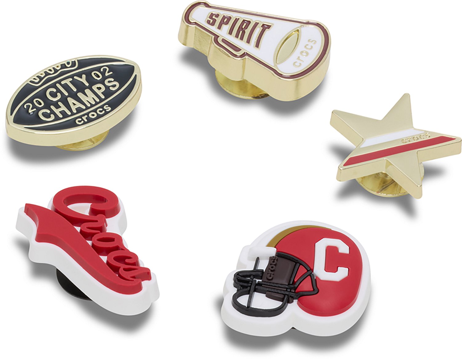 Crocs City Champs Jibbitz Charms 5-Pack