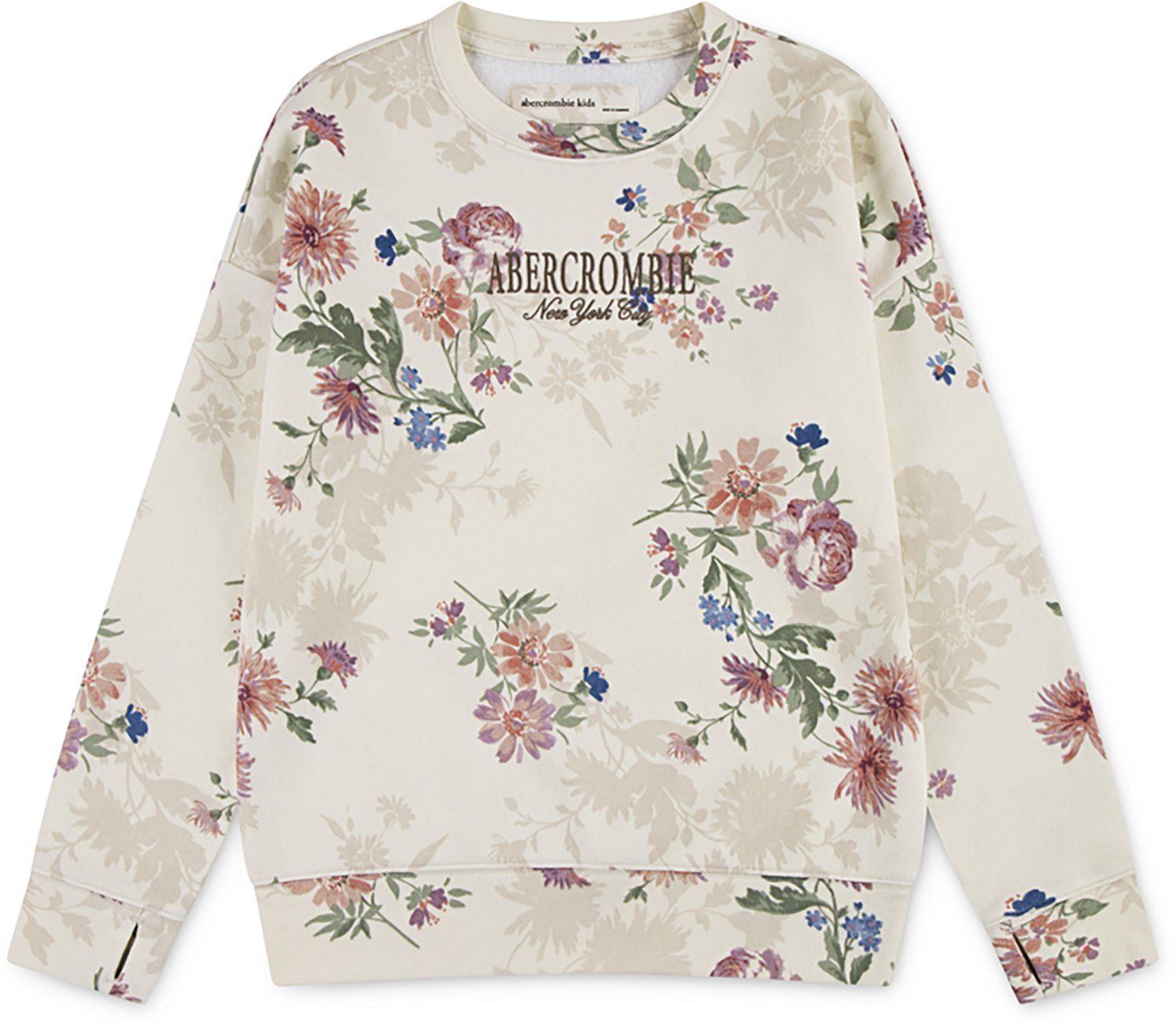 Abercrombie & Fitch Girls’ Floral Crew - view number 4