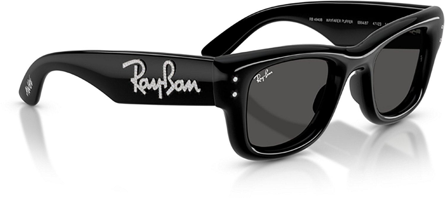 Ray-Ban Adults' Wayfarer A$AP Puffer X Swarovski Sunglasses - view number 2