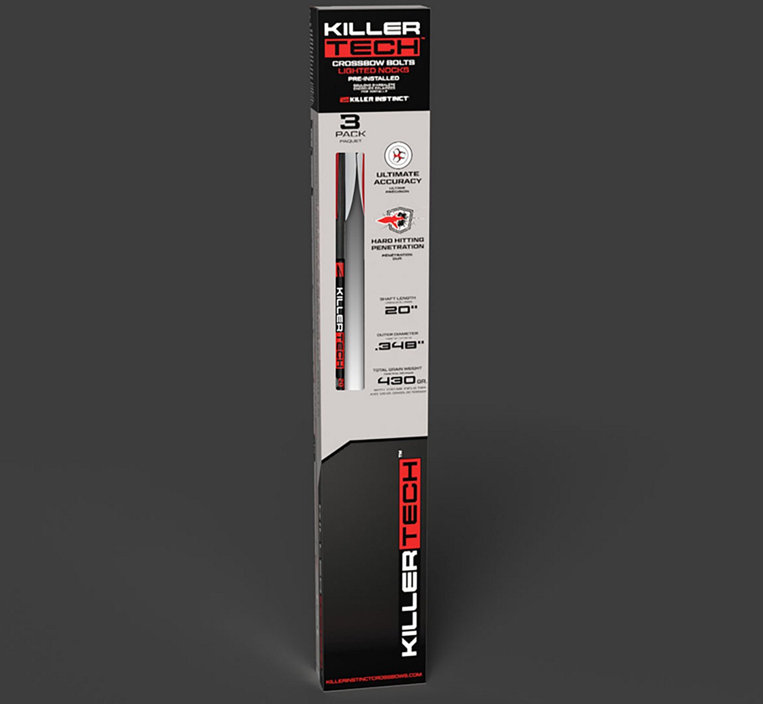 Killer Instinct Killertech 20 in Lighted Crossbow Bolts 6-Pack - view number 4
