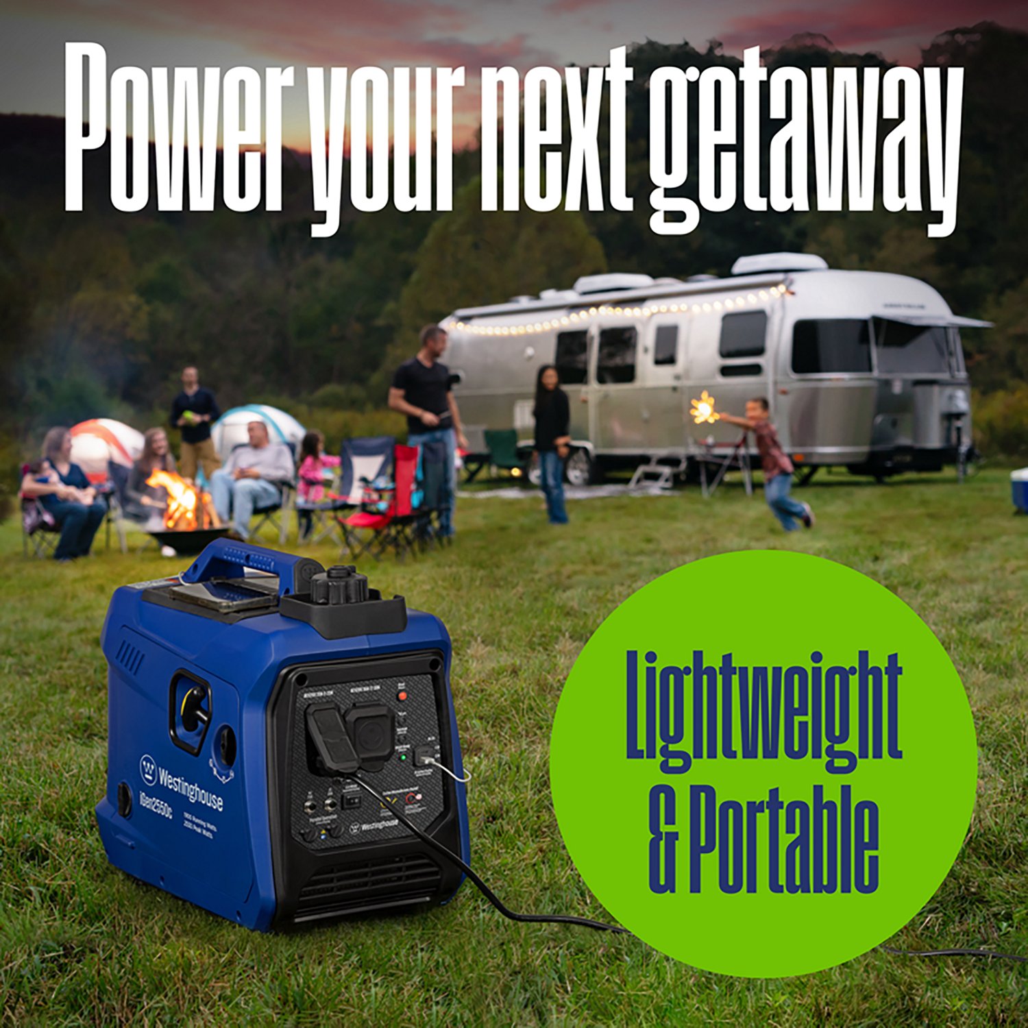 Westinghouse 2,550W Gas Powered Inverter Generator with Recoil Start