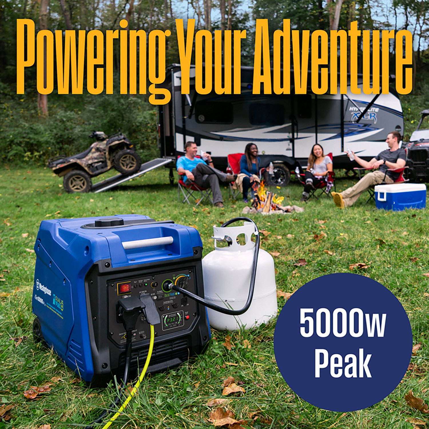Westinghouse 5,000W Gas and Propane Dual Fuel Inverter Generator with Recoil Start - view number 5