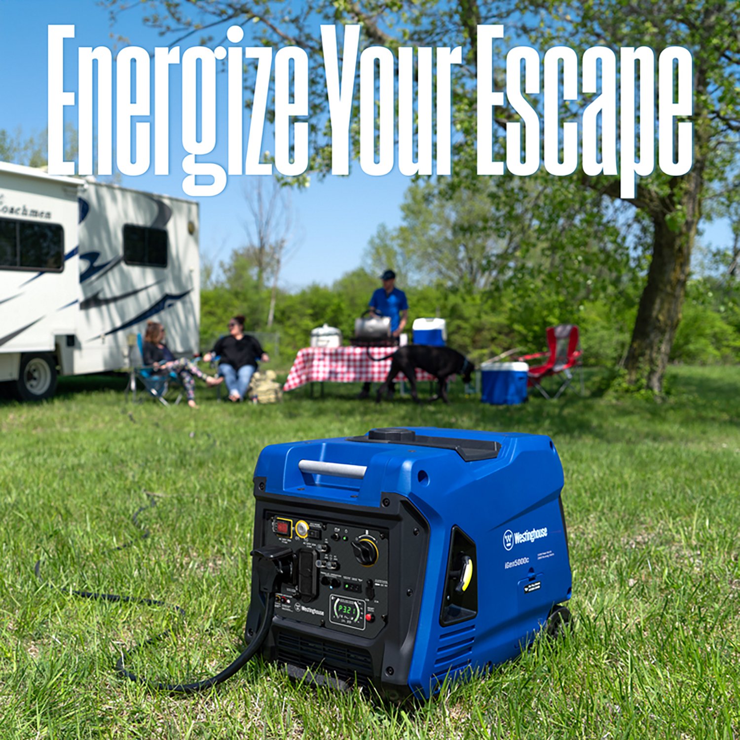 Westinghouse 5,000W Gas Powered Inverter Generator with Remote Electric Start - view number 5