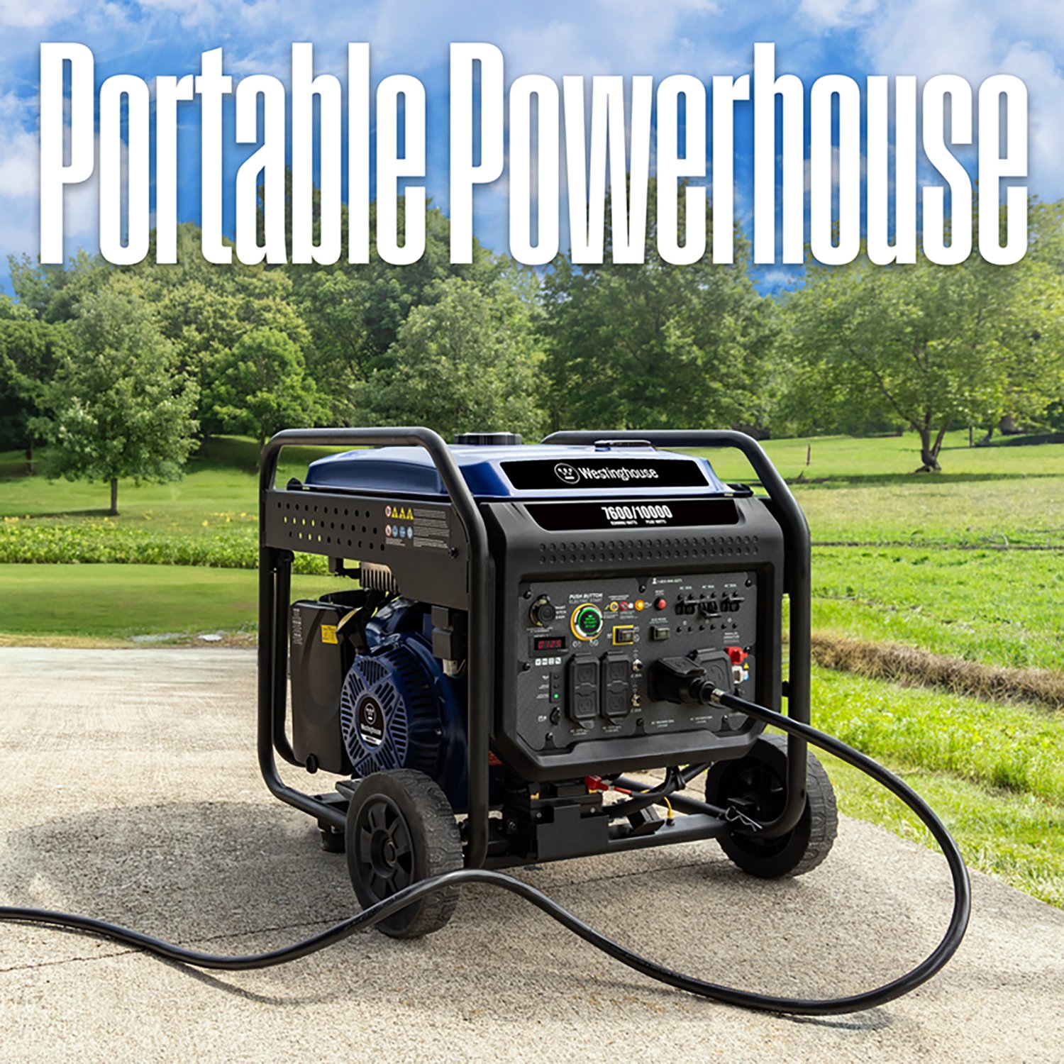 Westinghouse 10,000W Gas Powered Portable Inverter Generator with Remote Electric Start - view number 4