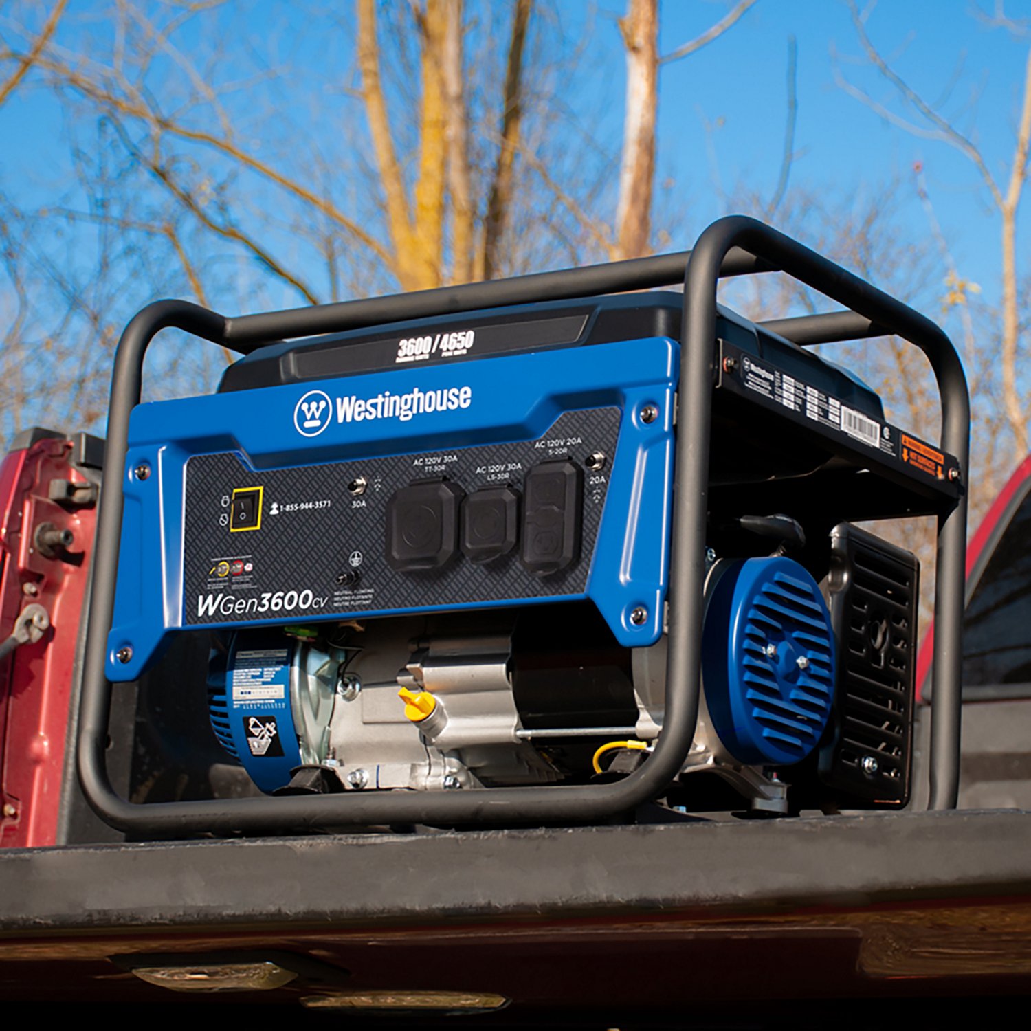 Westinghouse 4650/3600W Gas Powered Portable Generator with Recoil Start - view number 4