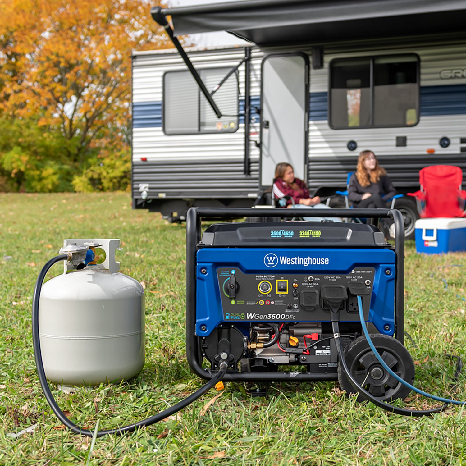 Westinghouse 4650/3600W Dual Fuel Portable Generator with Remote Electric Start - view number 5