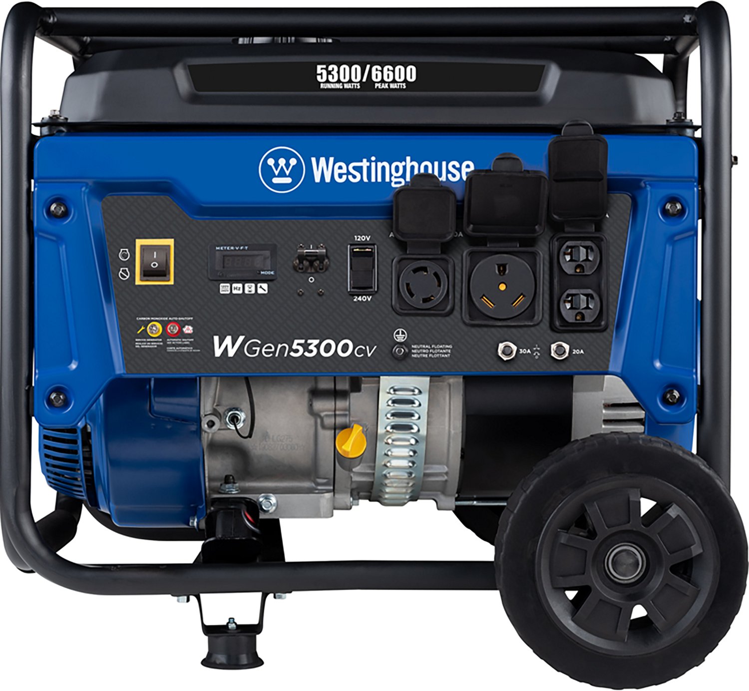 Westinghouse 6600/5300W Gas Powered Portable Generator with Recoil Start - view number 8