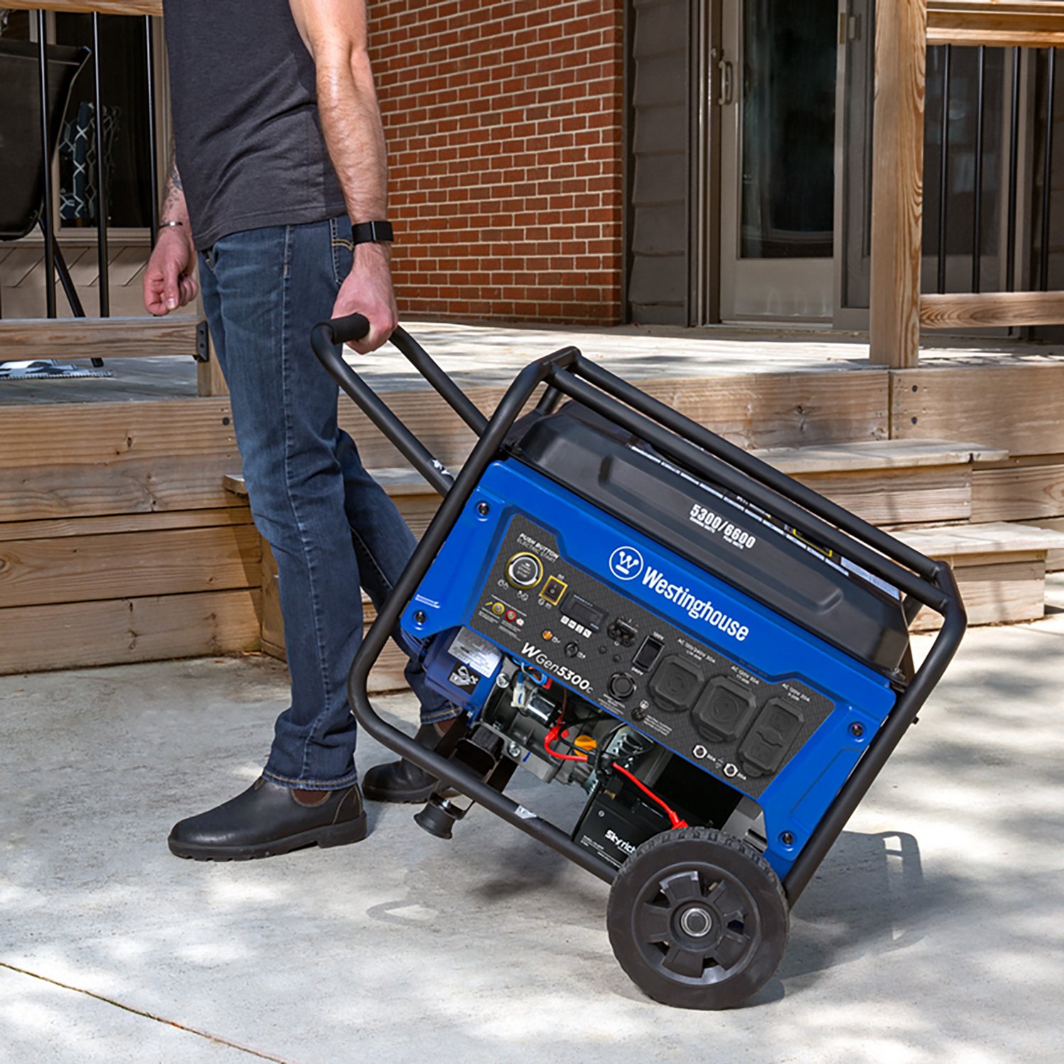 Westinghouse 6600/5300W Gas Powered Portable Generator with Remote Electric Start - view number 7