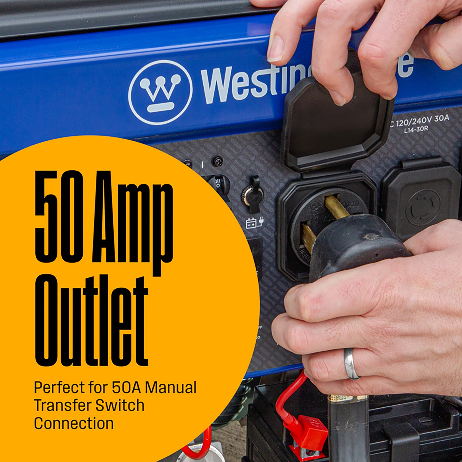 Westinghouse 12500/9500W Gas Powered Portable Generator with Remote Electric Start - view number 4