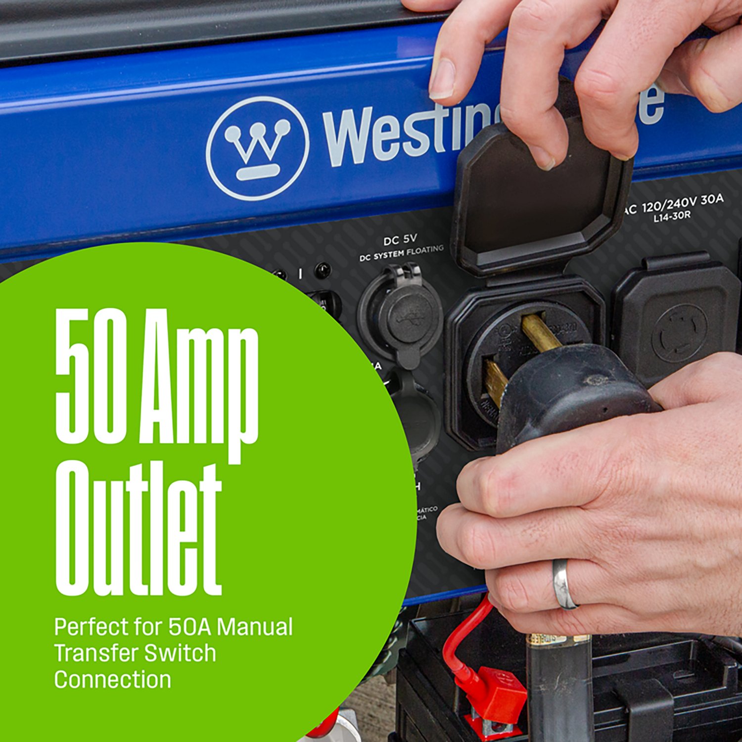 Westinghouse 13500/11500W Tri-Fuel Portable Generator with Remote Electric Start - view number 6