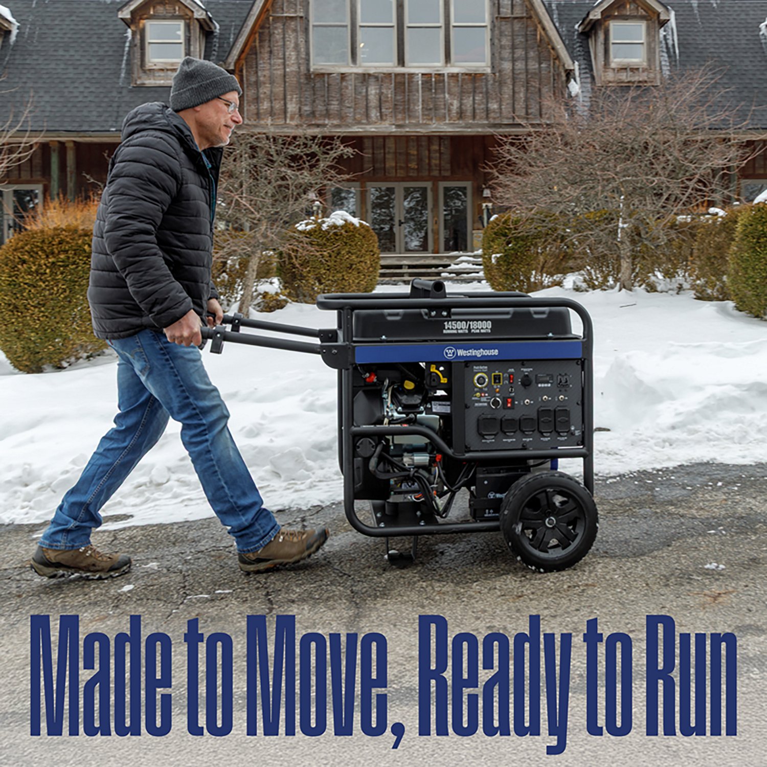 Westinghouse 18000/14500W Gas Powered Portable Generator with Remote Electric Start - view number 5