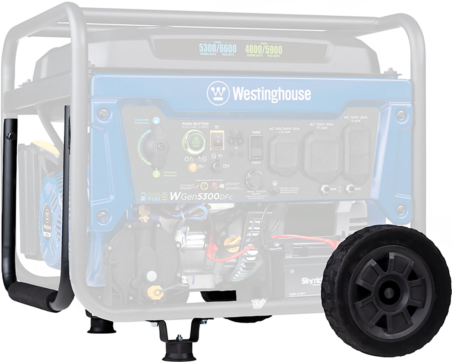 Westinghouse WGen5300 Series Portable Generator Wheel and Foldable Handle Kit - view number 5