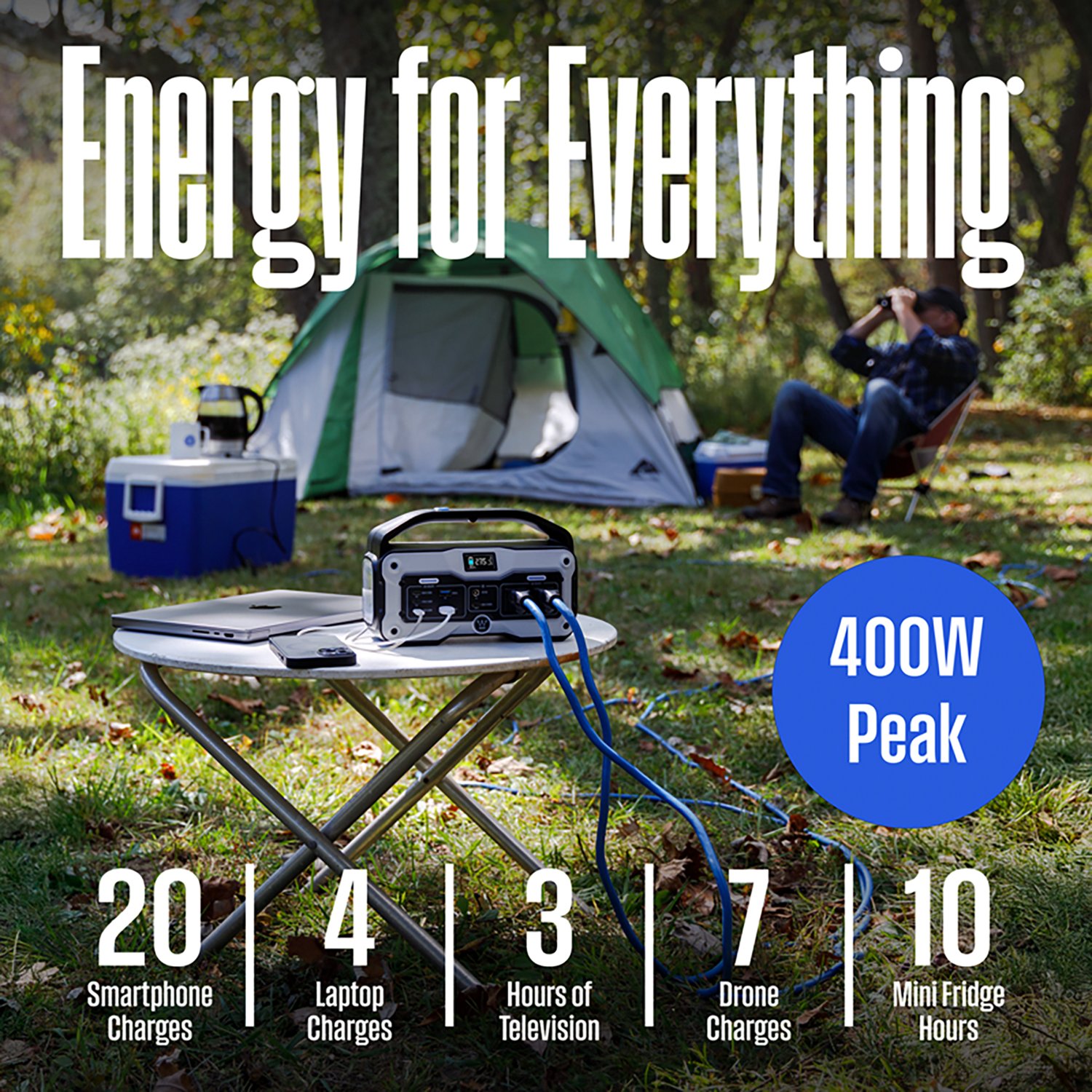 Westinghouse 400W Lithium-ion Portable Power Station with LED Display and Flashlight - view number 5